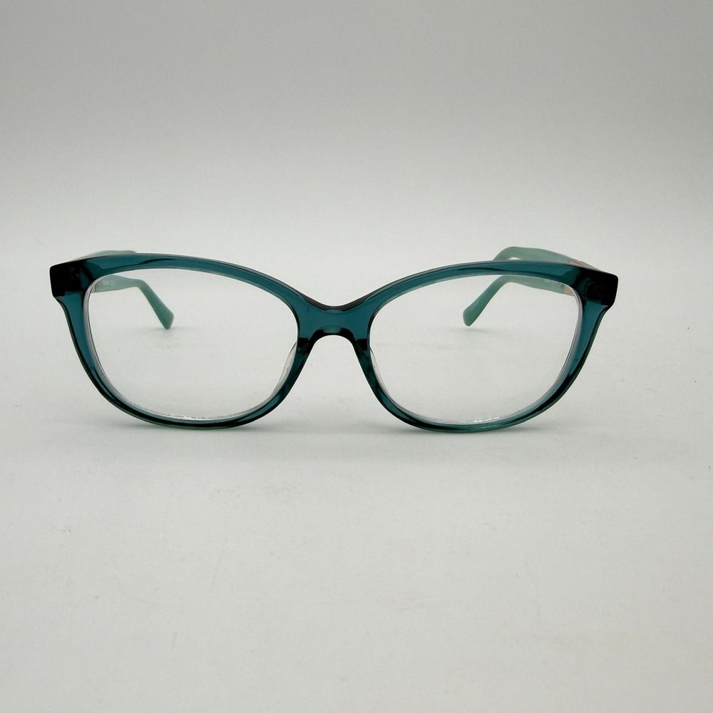 MaxMara MM1209 V7T Teal Translucent Optical Eyeglass Frames 53-16